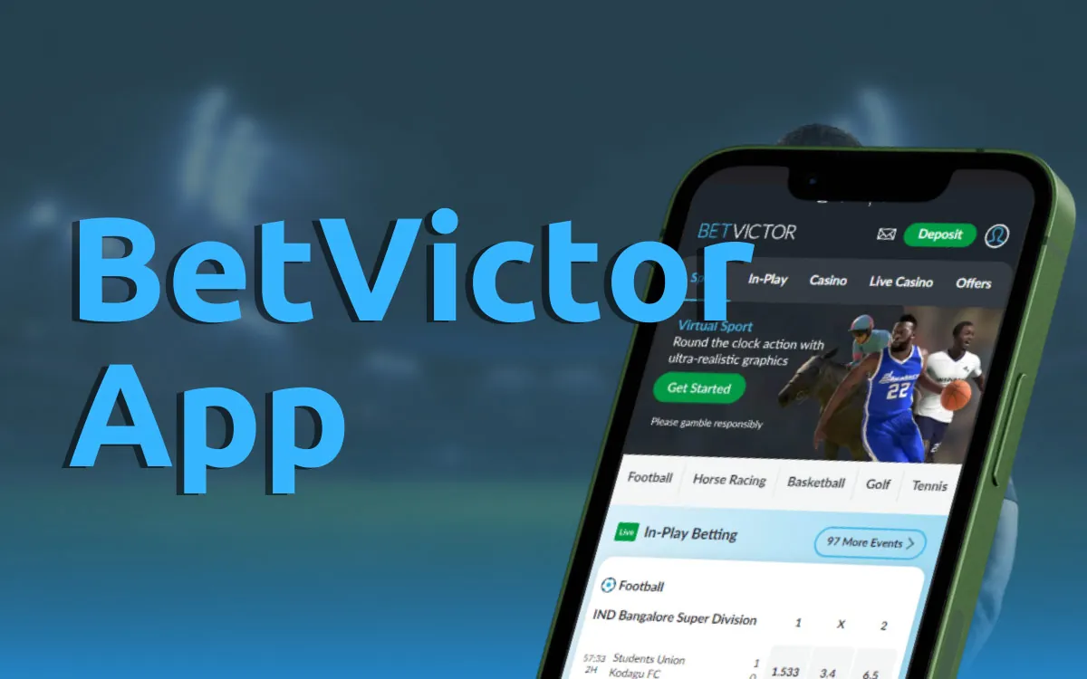 Utilize o seu smartphone para jogar em BetVictor