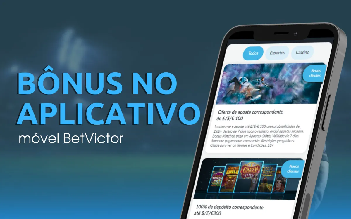Bónus exclusivos na aplicação BetVictor estão à sua espera